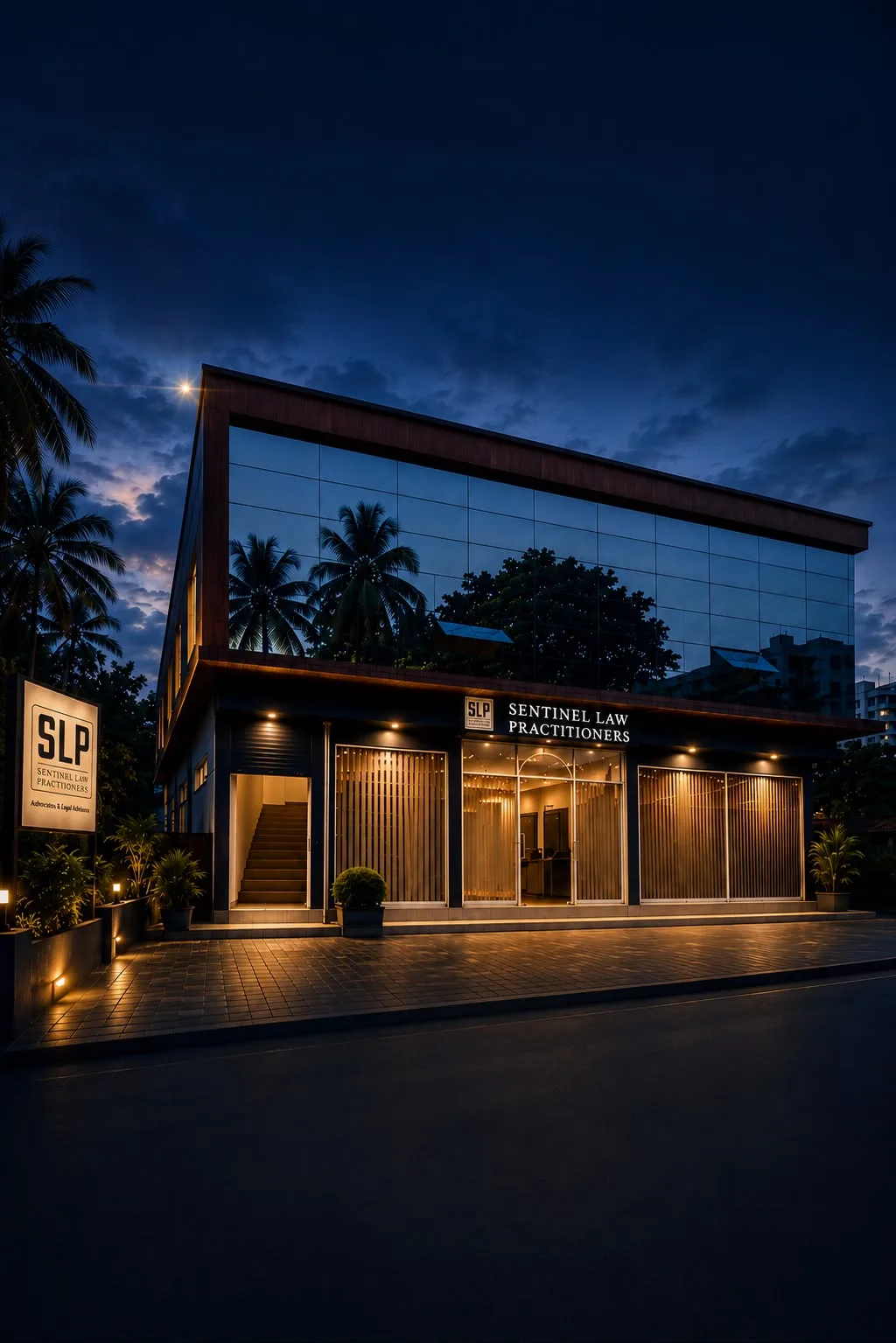 Sentinel Law Practitioners office at Kurial Lane, Convent Road, Kozhikode